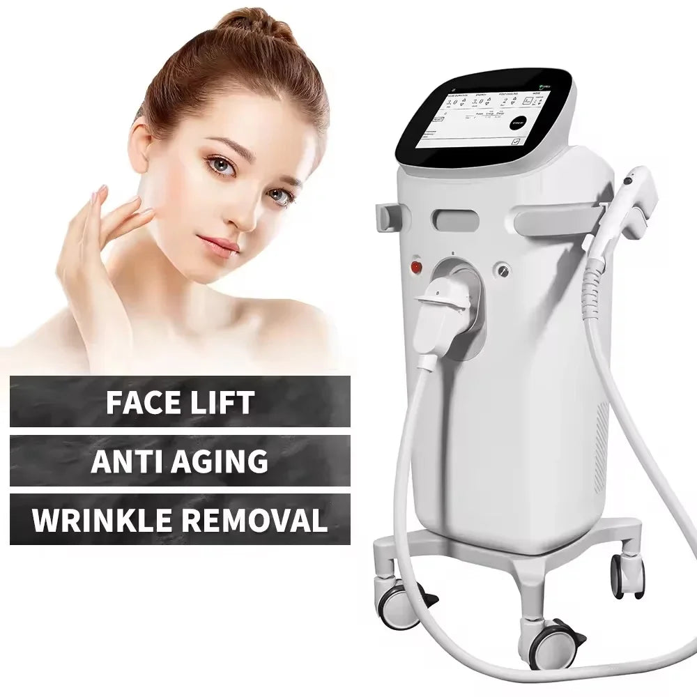 Ultrasonic Skin Tightening and Lifting Device Anti Aging Facial Machine for Neck Eye Area Sagging Skin Suitable for Spa
