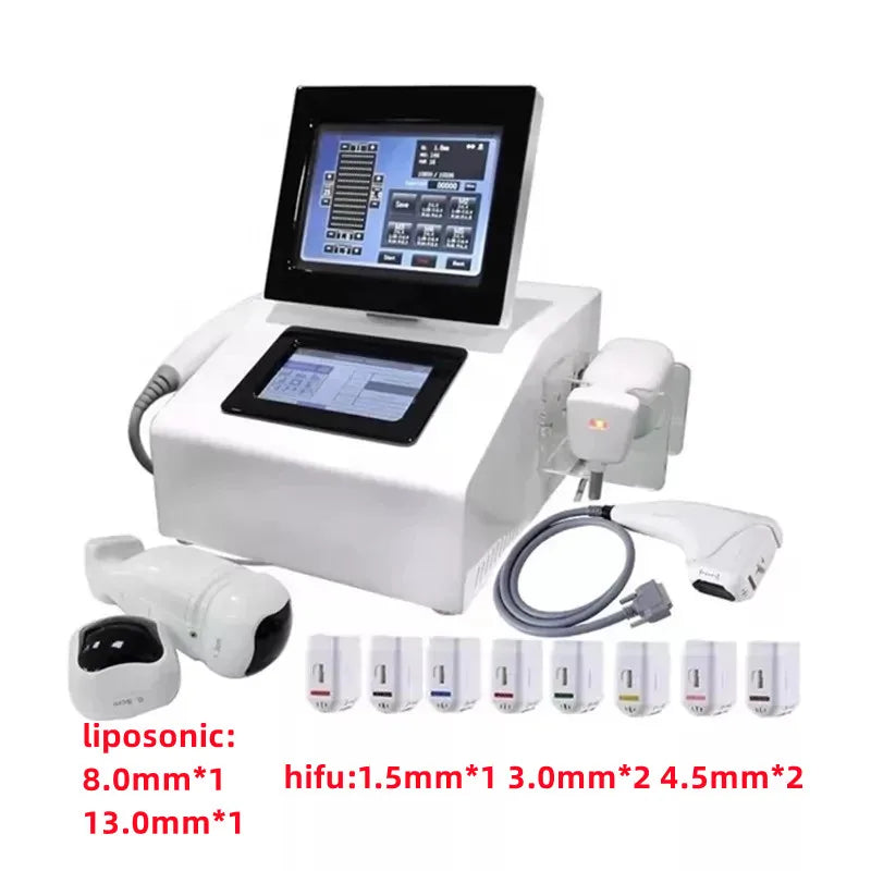 Portable 2-in-1 Ultrasonic Fat Reduction, Skin Tightening, Wrinkle Removal Facial Lifting and Anti-Aging Machine