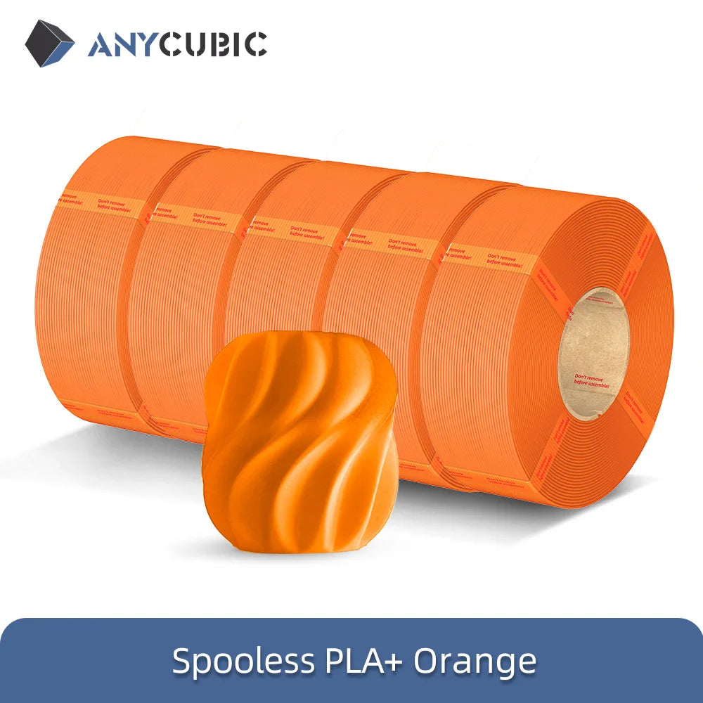 ANYCUBIC PLA+ Refill Filament Spooless FDM 3D Printer Printing Material Colorful Toughness PLA+ Filament for Kobra 3 V2 S1C