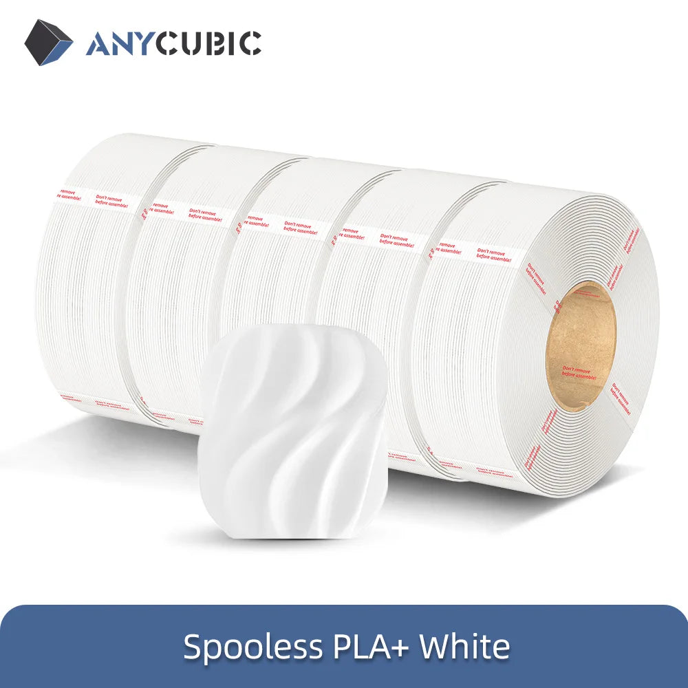 ANYCUBIC PLA+ Refill Filament Spooless FDM 3D Printer Printing Material Colorful Toughness PLA+ Filament for Kobra 3 V2 S1C
