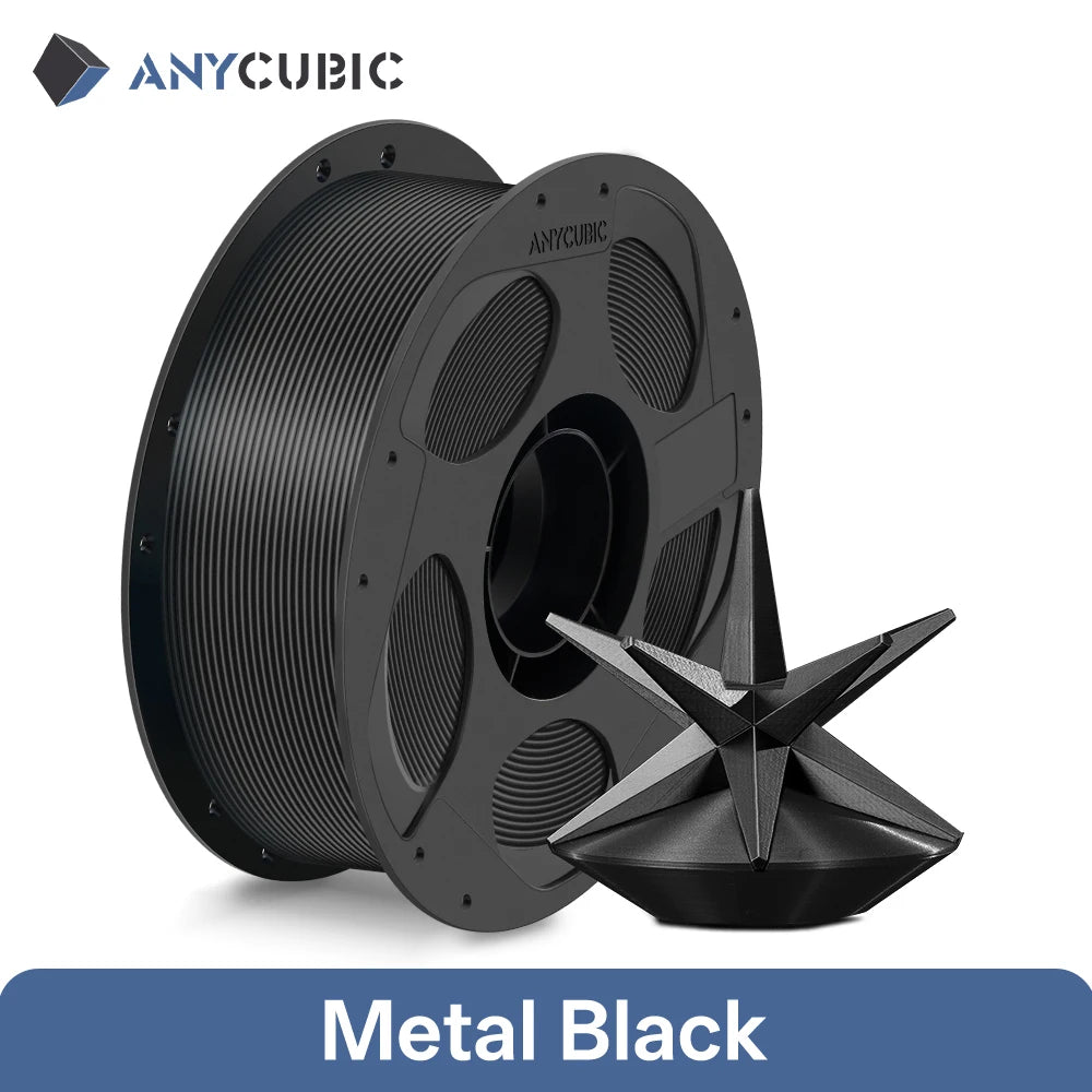 ANYCUBIC PLA Metal Filament 1.75mm Impact-resist 3D printer Metal Filament Variable Luster Metallic Texture Printing Materail