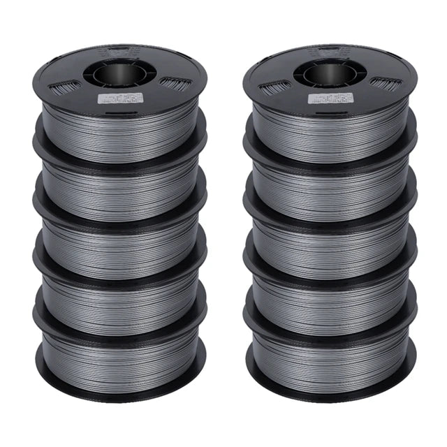10kg PETG Filament 1.75mm Bundle Black Mixing Color 22LBS 3D Printer Filament 1kg/roll Plastic Spool PETG Material