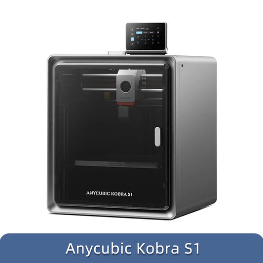 Anycubic Kobra S1 Combo Multi-Color 3D Printer Up to 600mm/s High Speed Printing Auto Leveling CoreXY Structure Direct Extruder
