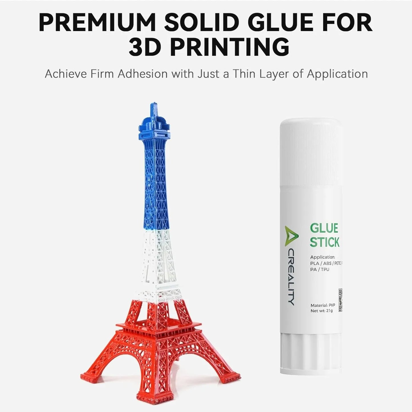 Creality 3D Printer Glue Sticks for Hot Bed Warping Reducing White