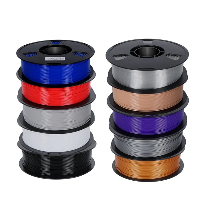 10kg PETG Filament 1.75mm Bundle Black Mixing Color 22LBS 3D Printer Filament 1kg/roll Plastic Spool PETG Material