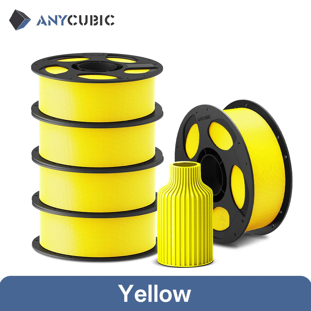 5KG ANYCUBIC PLA Filament 1.75mm Eco-friendly For FDM 3D Printer 3D Printing Material Failment For Kobra S1C K3C EU US Warehouse