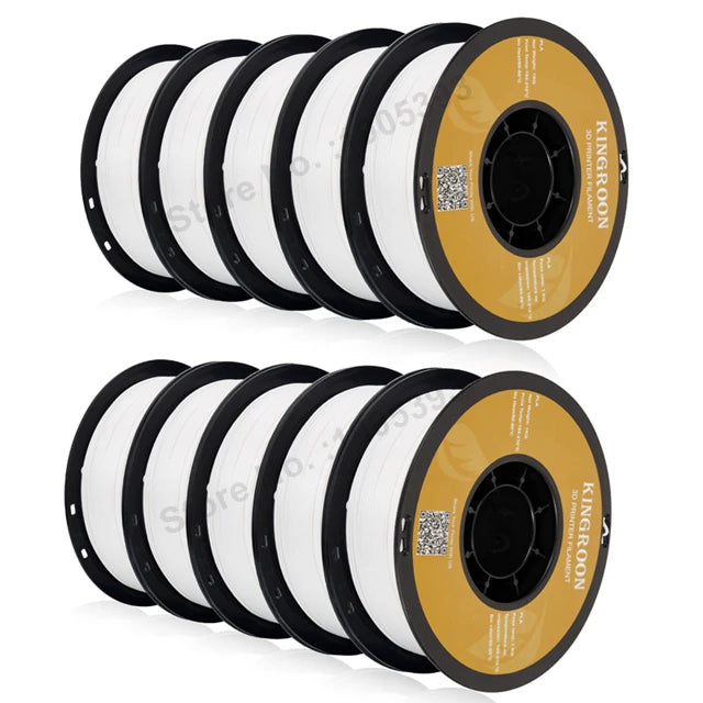 KINGROON PETG 3D Printer Filament 1.75mm 5KG 10KG Mix Color 3D Printing Material 1kg/roll PETG Plastic For FDM 3D Printer