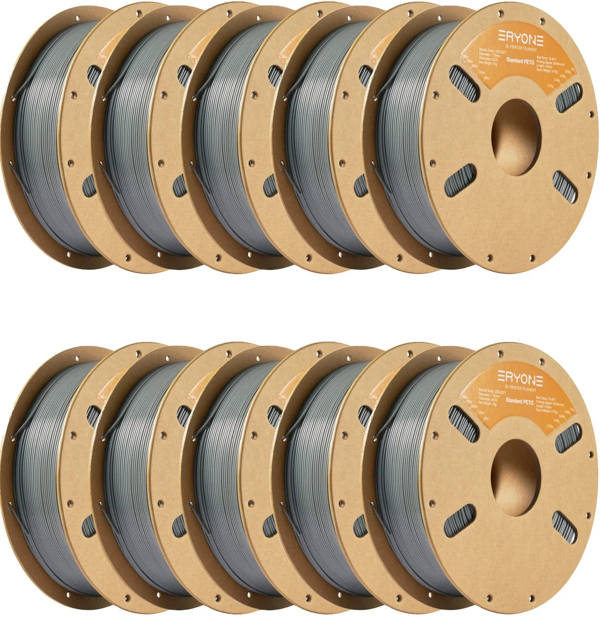 ERYONE 3/5/10KG Standard PETG Filament 1.75mm 3D Print,Multicolor Available,petg filament,3D Filament Wholesal ,1KG/Spool