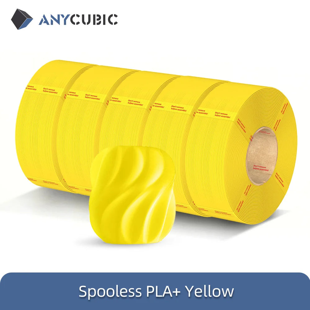 ANYCUBIC PLA+ Refill Filament Spooless FDM 3D Printer Printing Material Colorful Toughness PLA+ Filament for Kobra 3 V2 S1C