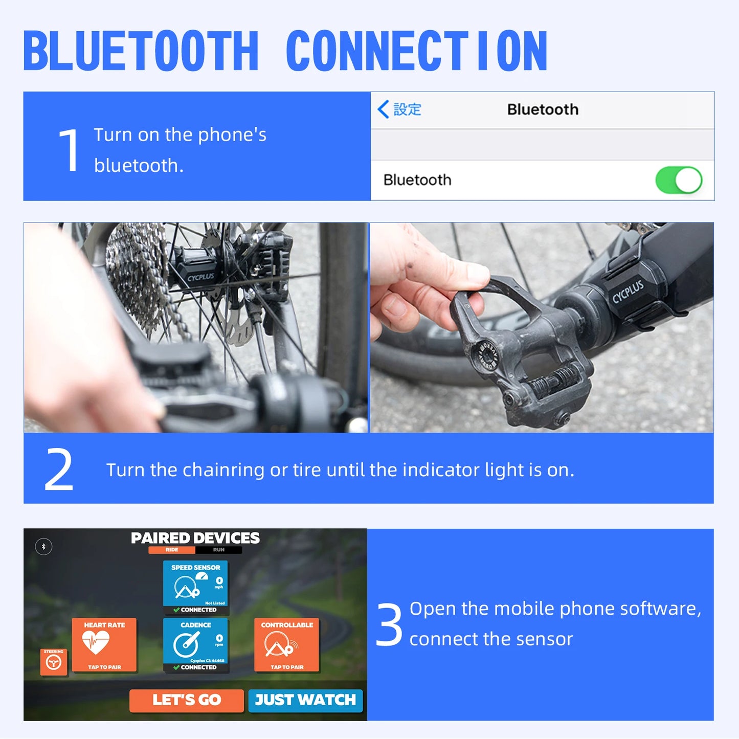 CYCPLUS C3x2 Bike Computer Speedometer Cadence Speed Dual Sensor Waterproof Wireless GPS Cycling Bicycle Accessories