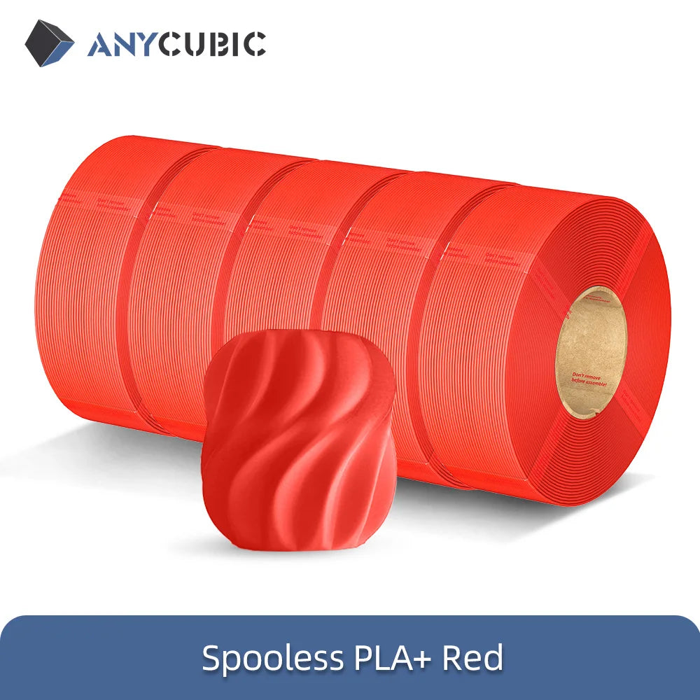 ANYCUBIC PLA+ Refill Filament Spooless FDM 3D Printer Printing Material Colorful Toughness PLA+ Filament for Kobra 3 V2 S1C