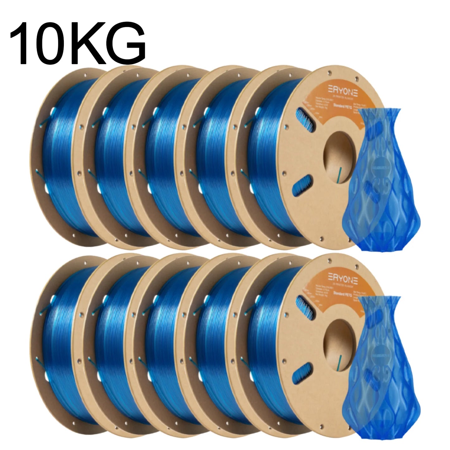 ERYONE 3/5/10KG Standard PETG Filament 1.75mm 3D Print,Multicolor Available,petg filament,3D Filament Wholesal ,1KG/Spool