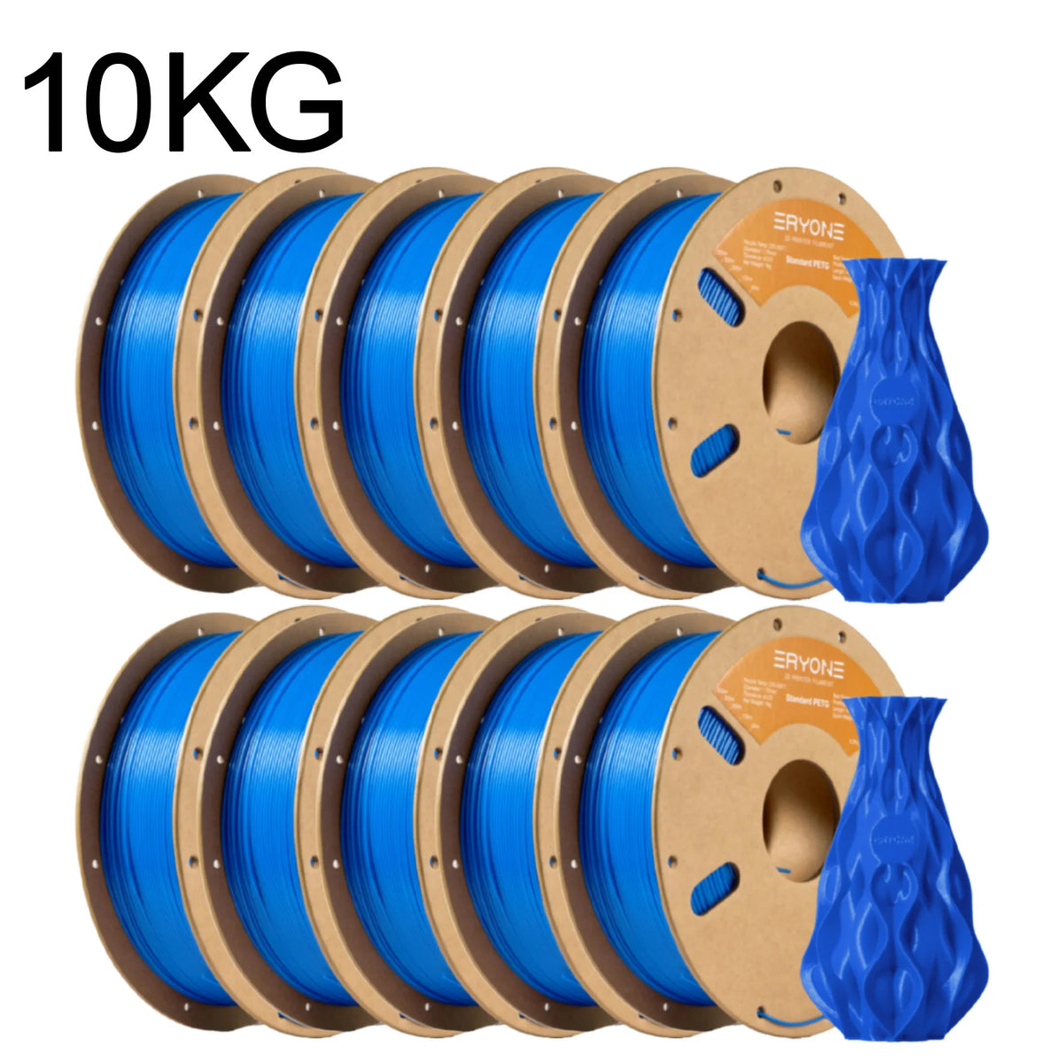 ERYONE 3/5/10KG Standard PETG Filament 1.75mm 3D Print,Multicolor Available,petg filament,3D Filament Wholesal ,1KG/Spool
