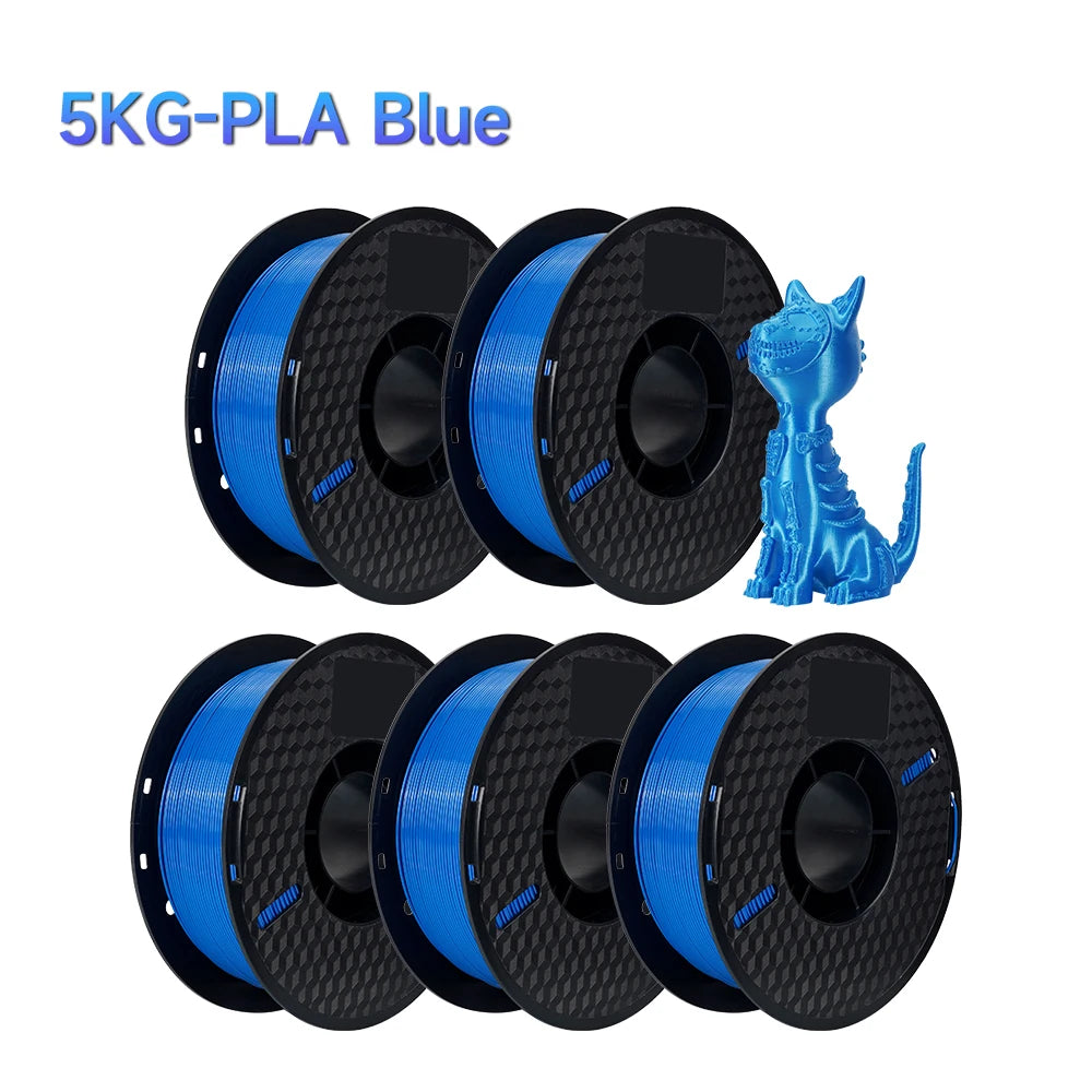 5KG Mix Colors PLA filament 1kg 1 75mm For 3D Printer PLA Material for 3D Printing filamento pla 3D Printer Filament