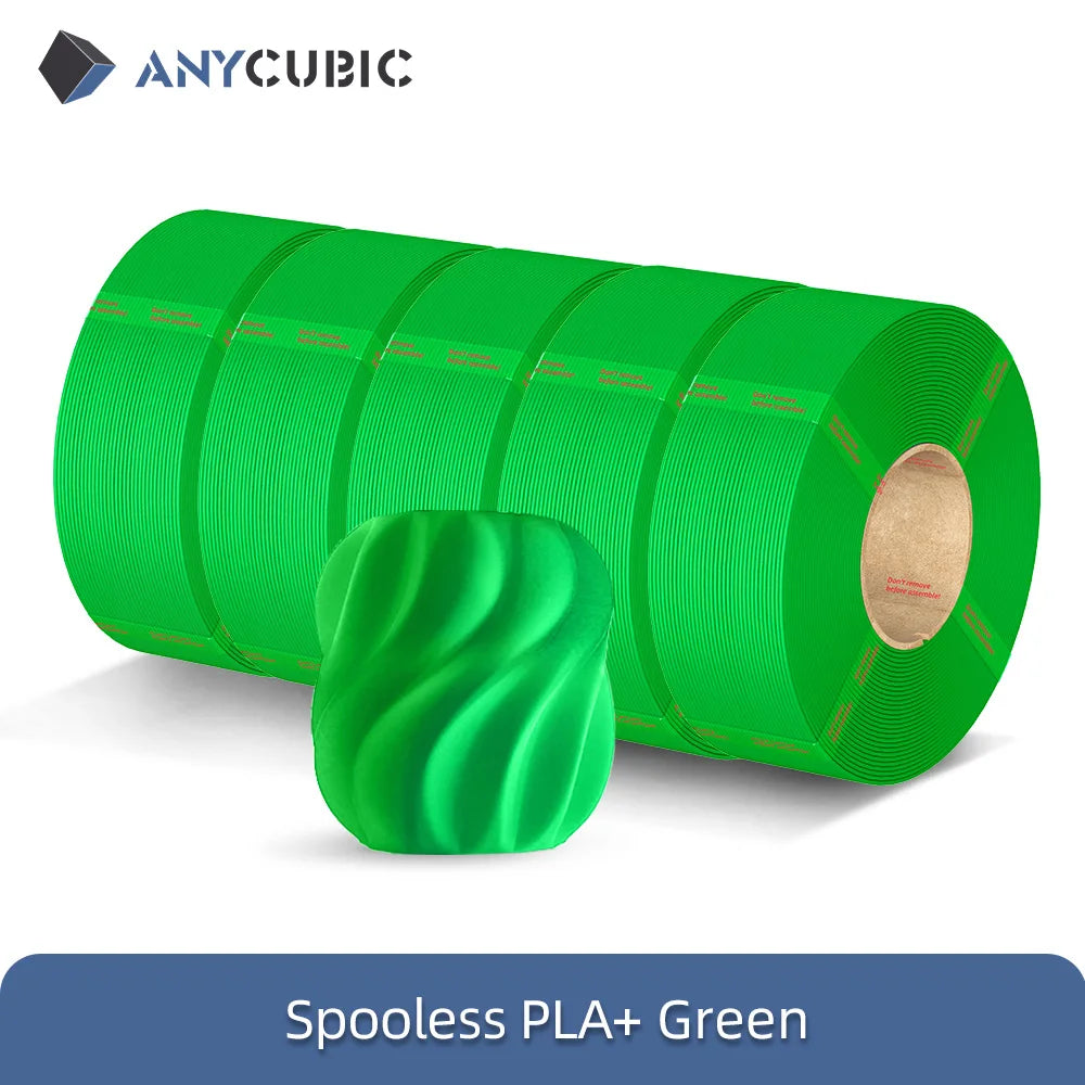 ANYCUBIC PLA+ Refill Filament Spooless FDM 3D Printer Printing Material Colorful Toughness PLA+ Filament for Kobra 3 V2 S1C