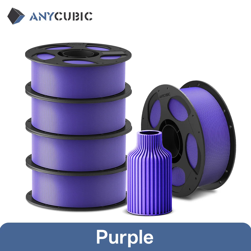 5KG ANYCUBIC PLA Filament 1.75mm Eco-friendly For FDM 3D Printer 3D Printing Material Failment For Kobra S1C K3C EU US Warehouse