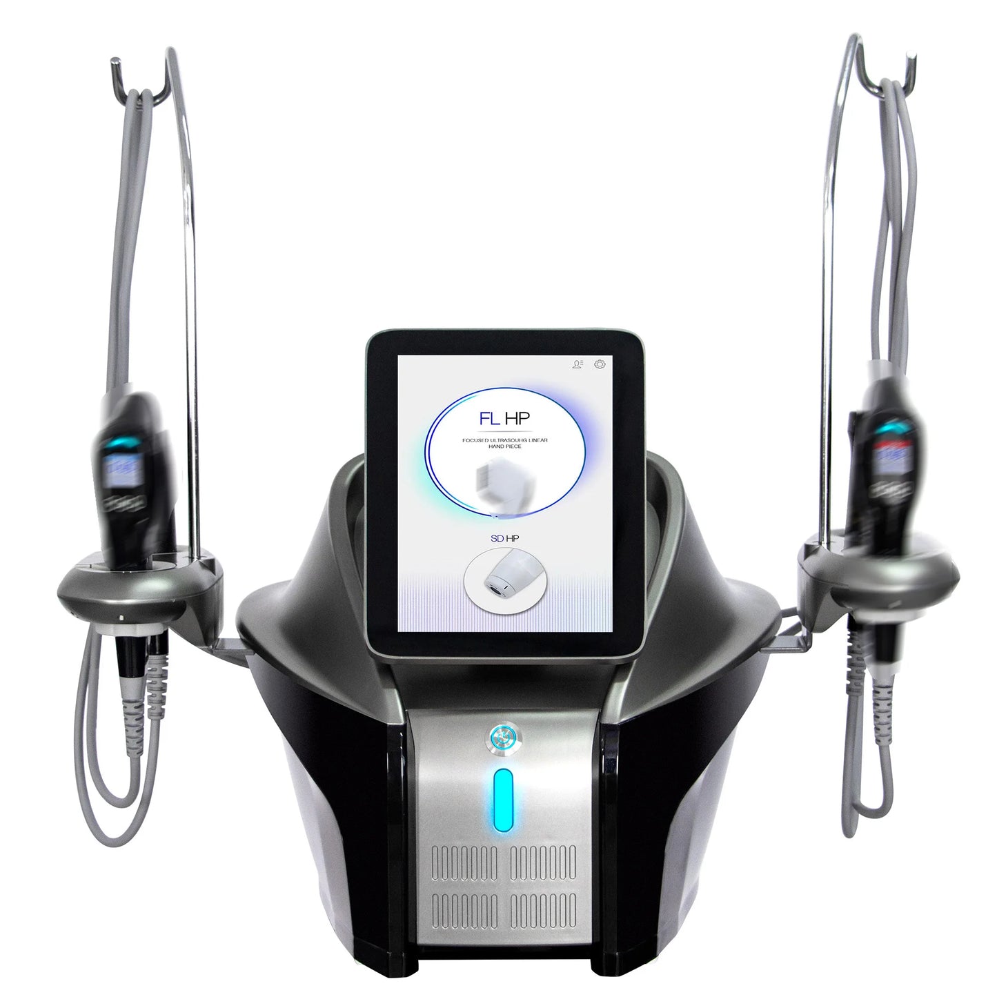 Black Gold 4 in 1 Ultrasounc RF Beauty Device for Facial Laxity Lines Removal Skin Rejuvenation Fat Melting Equipment