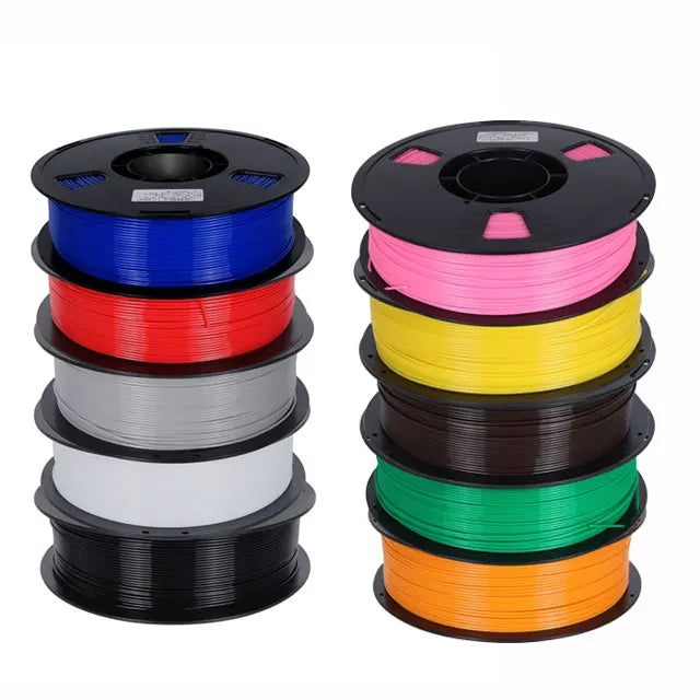 10kg PETG Filament 1.75mm Bundle Black Mixing Color 22LBS 3D Printer Filament 1kg/roll Plastic Spool PETG Material