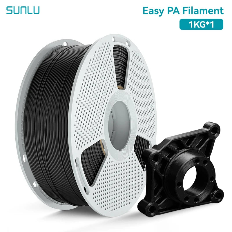 SUNLU 1.75mm Easy PA 3D Printer Filament 1KG/350M, High Strength, No Warp/Crack, ±0.03mm, 100% Filament Lines Up Neatly From EU