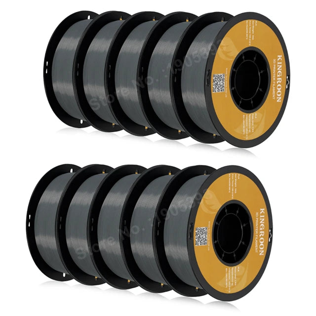 KINGROON PETG 3D Printer Filament 1.75mm 5KG 10KG Mix Color 3D Printing Material 1kg/roll PETG Plastic For FDM 3D Printer
