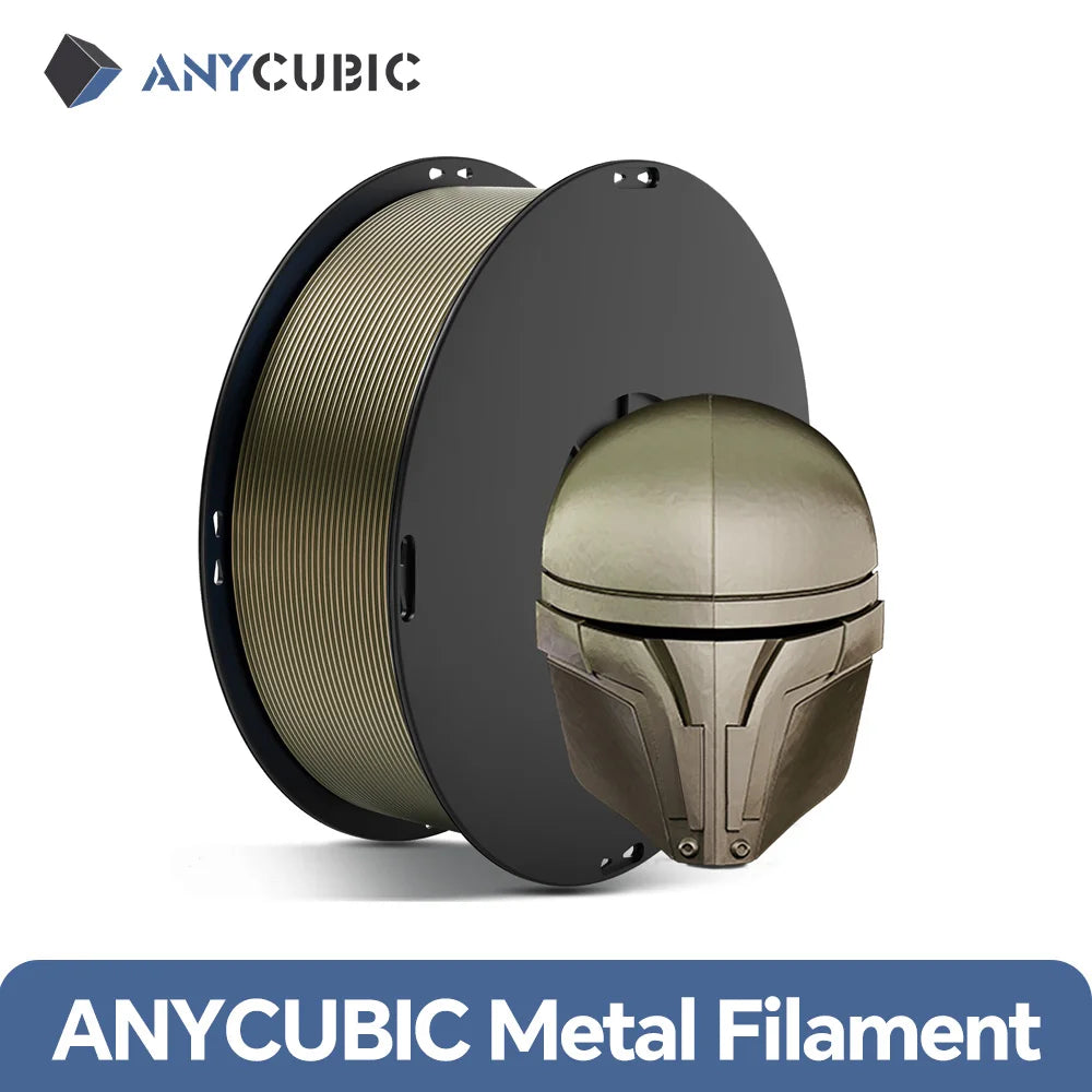 ANYCUBIC PLA Metal Filament 1.75mm Impact-resist 3D printer Metal Filament Variable Luster Metallic Texture Printing Materail