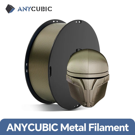 ANYCUBIC PLA Metal Filament 1.75mm Impact-resist 3D printer Metal Filament Variable Luster Metallic Texture Printing Materail