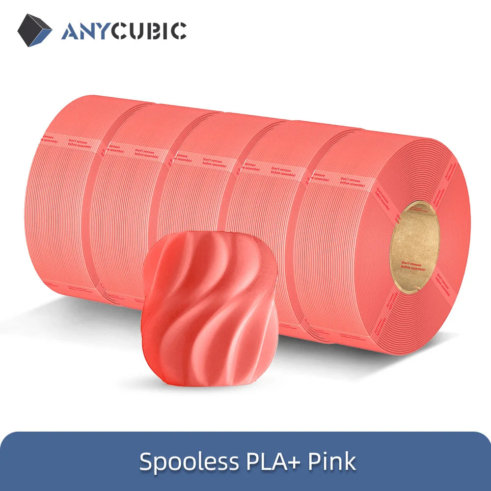 ANYCUBIC PLA+ Refill Filament Spooless FDM 3D Printer Printing Material Colorful Toughness PLA+ Filament for Kobra 3 V2 S1C