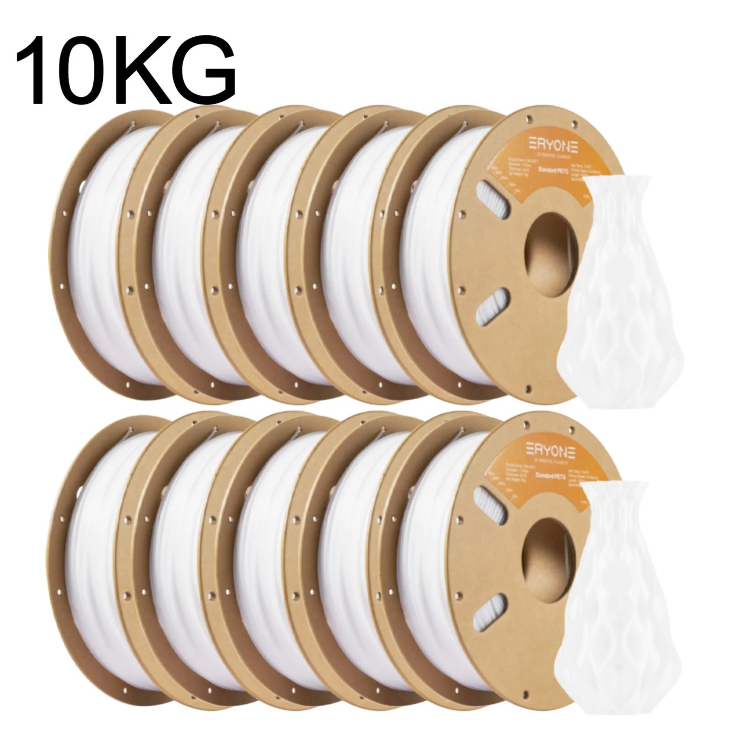ERYONE 3/5/10KG Standard PETG Filament 1.75mm 3D Print,Multicolor Available,petg filament,3D Filament Wholesal ,1KG/Spool