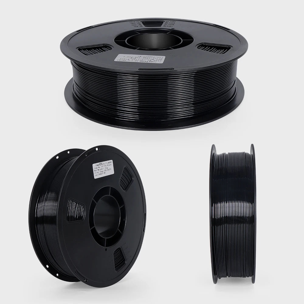 10kg PETG Filament 1.75mm Bundle Black Mixing Color 22LBS 3D Printer Filament 1kg/roll Plastic Spool PETG Material