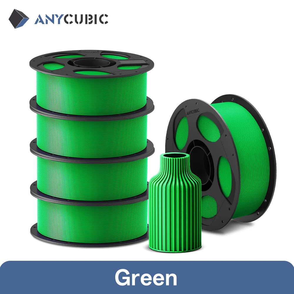 5KG ANYCUBIC PLA Filament 1.75mm Eco-friendly For FDM 3D Printer 3D Printing Material Failment For Kobra S1C K3C EU US Warehouse