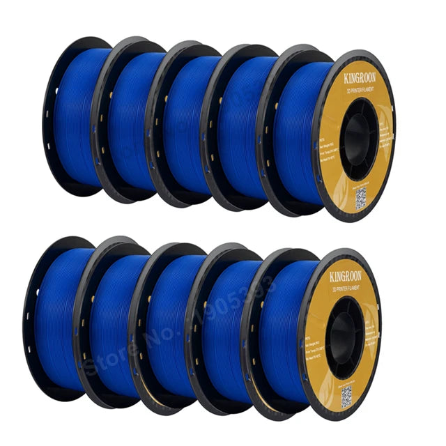 KINGROON PETG 3D Printer Filament 1.75mm 5KG 10KG Mix Color 3D Printing Material 1kg/roll PETG Plastic For FDM 3D Printer