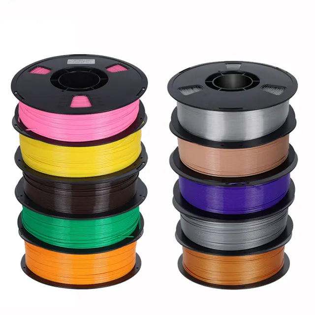 10kg PETG Filament 1.75mm Bundle Black Mixing Color 22LBS 3D Printer Filament 1kg/roll Plastic Spool PETG Material