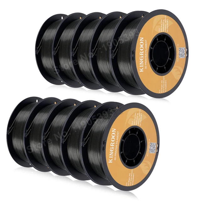 KINGROON PETG 3D Printer Filament 1.75mm 5KG 10KG Mix Color 3D Printing Material 1kg/roll PETG Plastic For FDM 3D Printer