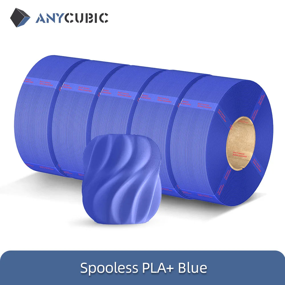 ANYCUBIC PLA+ Refill Filament Spooless FDM 3D Printer Printing Material Colorful Toughness PLA+ Filament for Kobra 3 V2 S1C