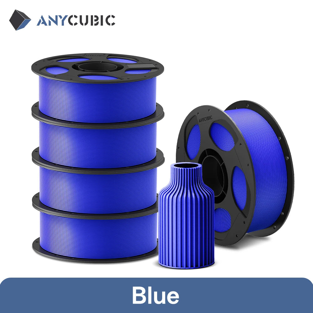 5KG ANYCUBIC PLA Filament 1.75mm Eco-friendly For FDM 3D Printer 3D Printing Material Failment For Kobra S1C K3C EU US Warehouse