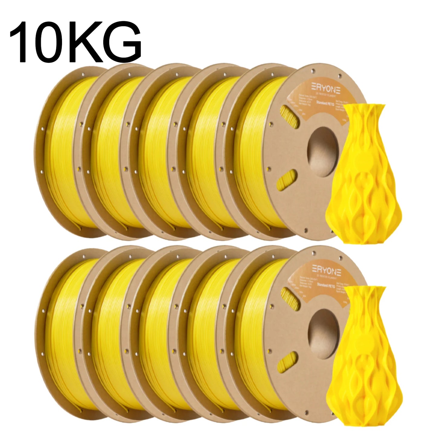 ERYONE 3/5/10KG Standard PETG Filament 1.75mm 3D Print,Multicolor Available,petg filament,3D Filament Wholesal ,1KG/Spool
