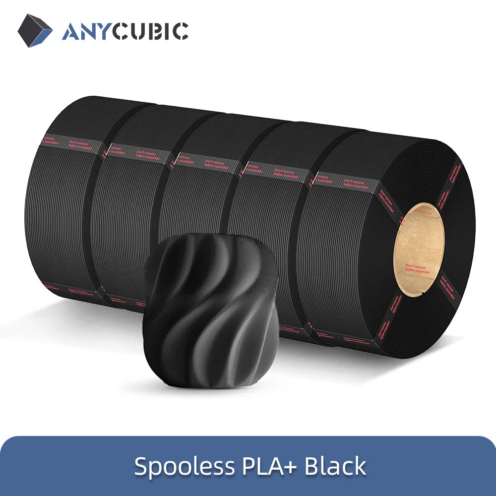 ANYCUBIC PLA+ Refill Filament Spooless FDM 3D Printer Printing Material Colorful Toughness PLA+ Filament for Kobra 3 V2 S1C