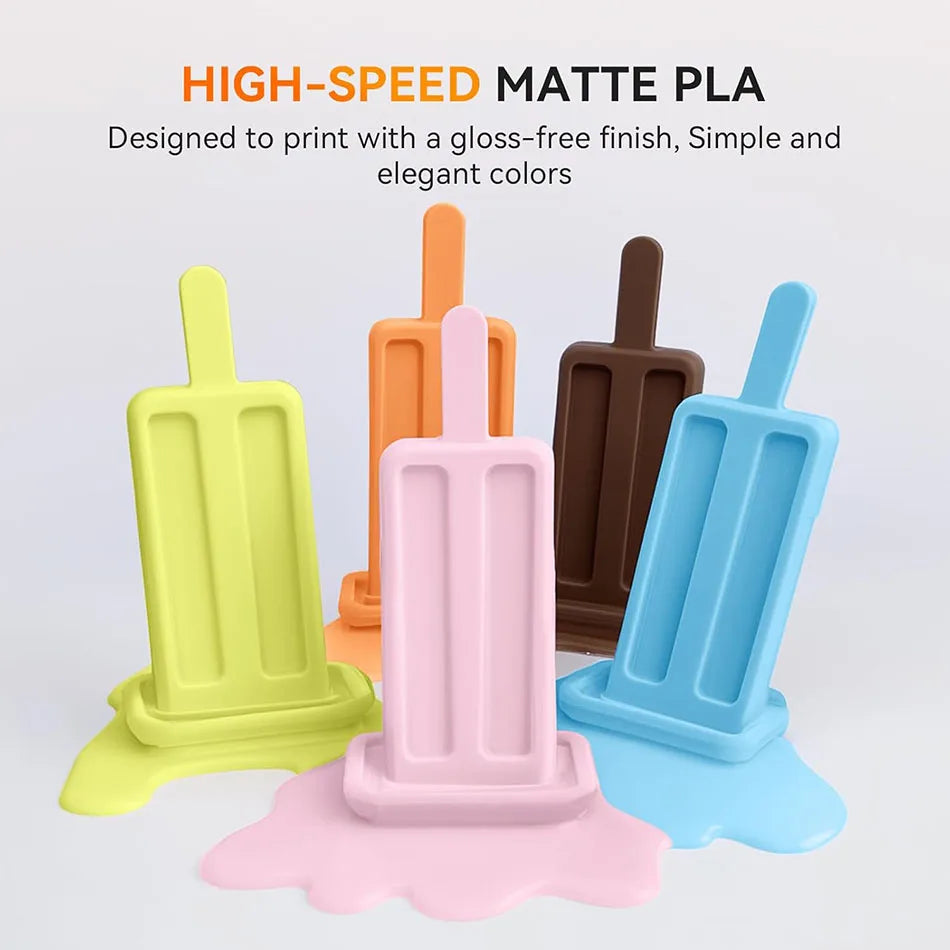 JAYO PLA Classic 3D Printer Filament 1.75mm High Speed Matte PLA 3D Filament 10Rolls/set Neatly Wound Matte Effect 1.1KG/Roll