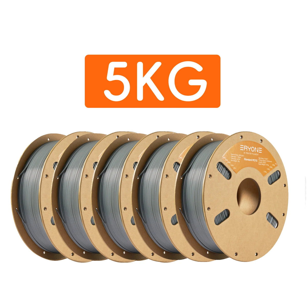 ERYONE 3/5/10KG Standard PETG Filament 1.75mm 3D Print,Multicolor Available,petg filament,3D Filament Wholesal ,1KG/Spool