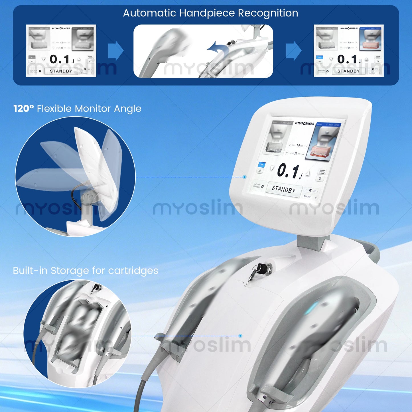 7D Max Machine Facial Lift Body Slim Anti Wrinkle 2 Handles Ultra Facial Lift Body Slim Anti Wrinkle Body Skin Tightening