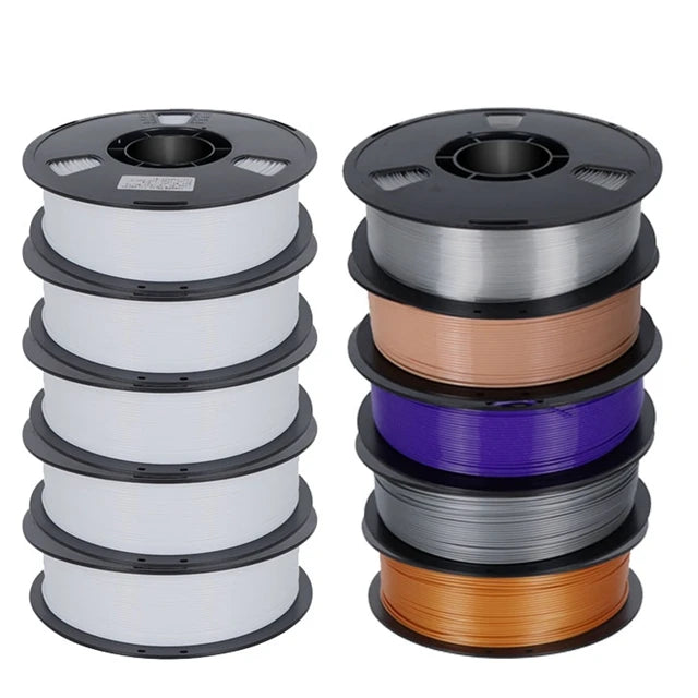10kg PETG Filament 1.75mm Bundle Black Mixing Color 22LBS 3D Printer Filament 1kg/roll Plastic Spool PETG Material