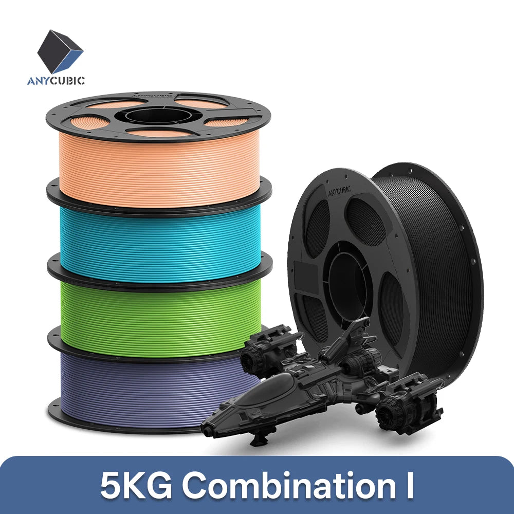5KG ANYCUBIC PLA Filament 1.75mm Eco-friendly For FDM 3D Printer 3D Printing Material Failment For Kobra S1C K3C EU US Warehouse