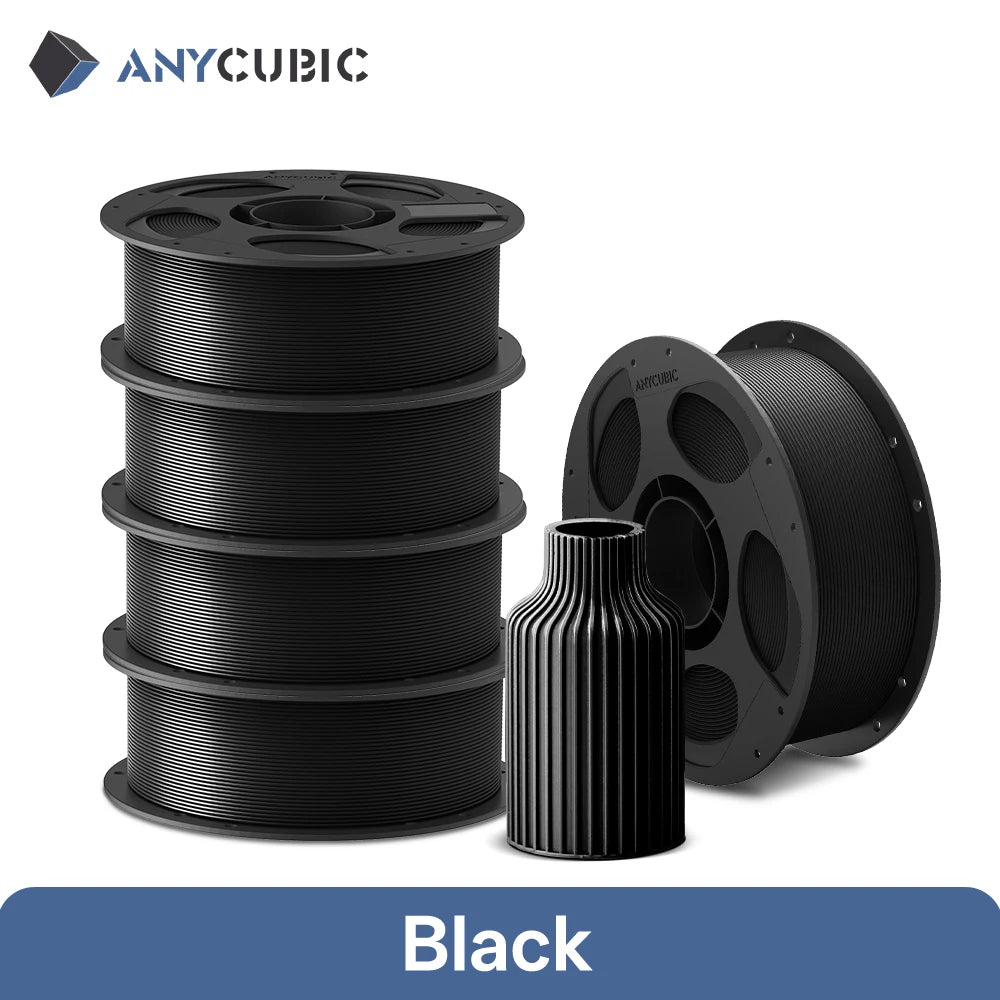 5KG ANYCUBIC PLA Filament 1.75mm Eco-friendly For FDM 3D Printer 3D Printing Material Failment For Kobra S1C K3C EU US Warehouse
